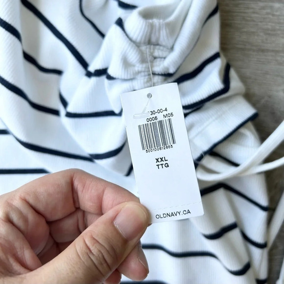 NWT Old Navy  Maternity Striped Sleeveless Rib-Knit Nursing Dress - Picture 13 of 16